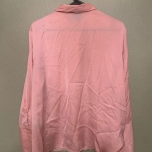 Pink button down shirt great condition size xl